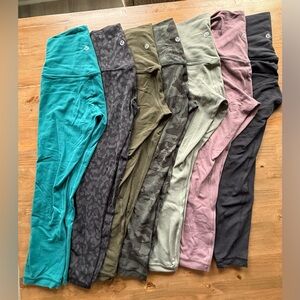 lululemon 25” Align Leggings - Green Camo